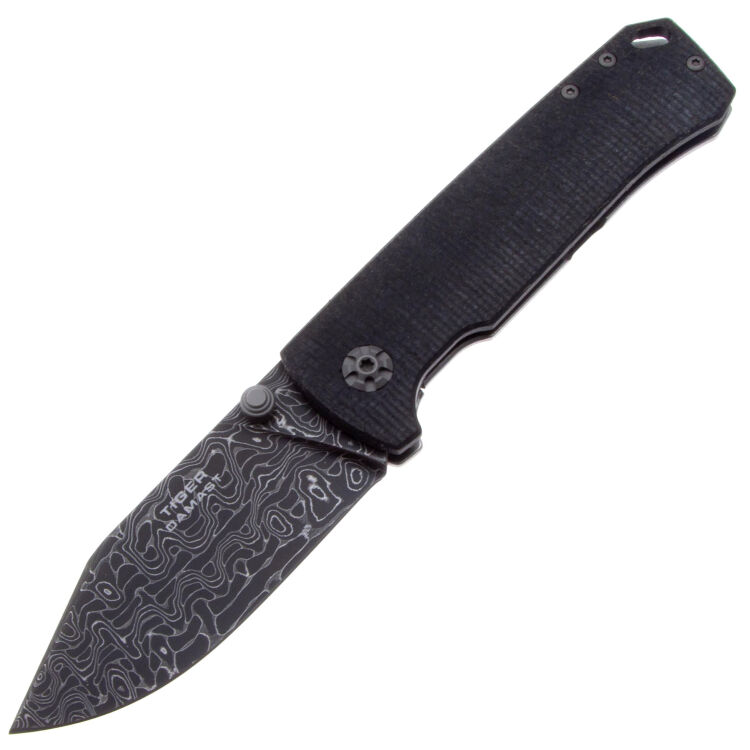 Нож Boker Tiger сталь Mosaic Damascus рукоять Burlap Micarta/Steel (111103DAM)