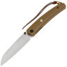 Нож Petrified Fish Patte satin сталь 12C27 рукоять Brown G10