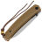 Нож Petrified Fish Patte satin сталь 12C27 рукоять Brown G10