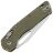 Нож Microtech MSI Ram-Lok Stonewash сталь M390MK рукоять Fluted OD Green G10 (210-10FLGTOD)