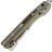 Нож Microtech MSI Ram-Lok Stonewash сталь M390MK рукоять Fluted OD Green G10 (210-10FLGTOD)