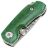 Нож SHOOZIZ YA-01 black сталь Damascus рукоять Green cowbone