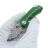 Нож SHOOZIZ YA-01 black сталь Damascus рукоять Green cowbone