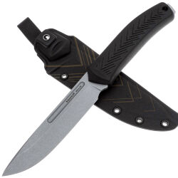 Нож Mr.Blade Mastiff stonewash сталь 95Х18 рукоять Black Elastron
