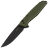 Нож Ruike P873-MB black сталь 14C28N рукоять Green G10