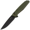 Нож Ruike P873-MB black сталь 14C28N рукоять Green G10