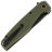 Нож Ruike P873-MB black сталь 14C28N рукоять Green G10