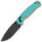 Нож CJRB Shale black PVD сталь AR-RPM9 рукоять Blue/Orange G10 (J1943-BBO)