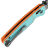 Нож CJRB Shale black PVD сталь AR-RPM9 рукоять Blue/Orange G10 (J1943-BBO)