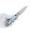Нож Kershaw Mini Iridium stonewash cталь D2 рукоять Ice Blue Aluminium (2051)