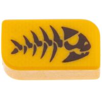 Бусина темлячная Stabwoodstone Пират Фиш Yellow