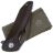 Нож Petrified Fish Mastiff blackwash сталь K110 рукоять Black G10