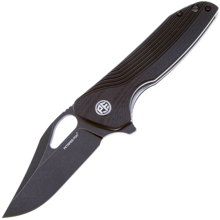 Нож Petrified Fish Mastiff blackwash сталь K110 рукоять Black G10