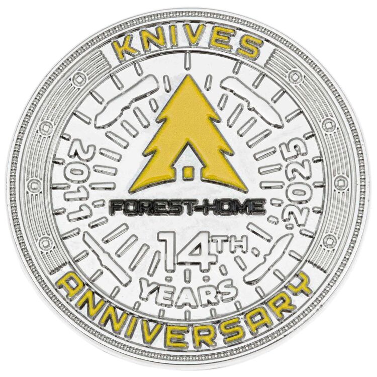Монета Forest-Home Coin Silver Yellow Gloss 14th Anniversary Store