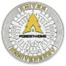 Монета Forest-Home Coin Silver Yellow Gloss 14th Anniversary Store
