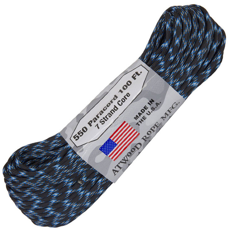 Паракорд Atwoodrope 550 Parachute Cord lightning 30м (США)