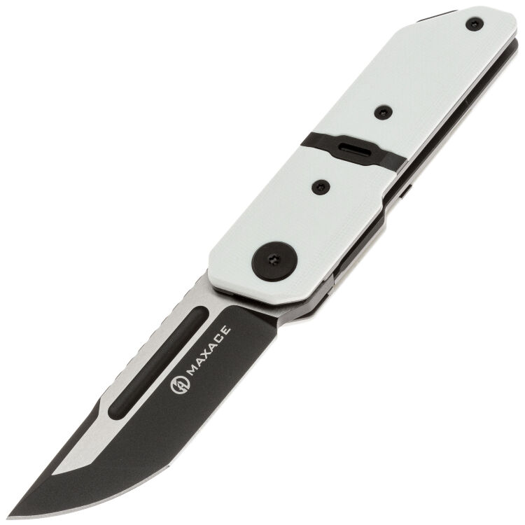 Нож Maxace Capsule-2 black сталь 10CR15COMOV рукоять White G10
