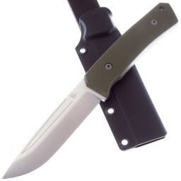 Нож Owl Knife Barn сталь N690 рукоять оливковый G10