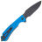 Нож Daggerr Fielder DL blackwash сталь 8Cr14MoV рукоять Blue FRN