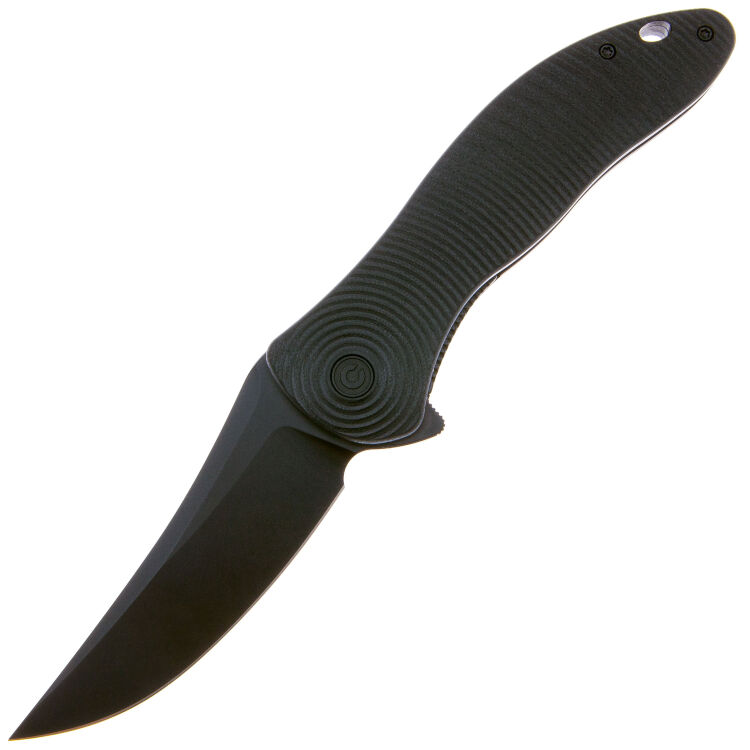 Нож CIVIVI Synergy 4 Trailing Point black сталь Nitro-V рукоять Black G10 (C21018A-1)