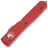 Нож Microtech Ultratech S/E Apocalyptic сталь M390 рукоять Red Aluminium (121-10APRD)