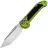 Нож Microtech LUDT Gen III T/E stonewash сталь M390MK рукоять Zombie green Aluminium (1136-10Z)
