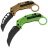 Нож Reate EXO-K black PVD сталь N690 рукоять Green Aluminium