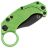Нож Reate EXO-K black PVD сталь N690 рукоять Green Aluminium