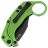 Нож Reate EXO-K black PVD сталь N690 рукоять Green Aluminium