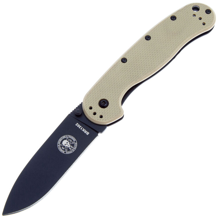 Нож ESEE Avispa Black сталь D2 рукоять Desert Tan GFN (BRK1302DTB)