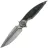 Нож Rike Knife Viper 2-B сталь M398 рукоять Dark Gray Ti/Green CF