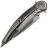 Нож Rike Knife Viper 2-B сталь M398 рукоять Dark Gray Ti/Green CF