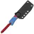 Нож CIVIVI Baby Banter Fixed gray stonewash сталь Nitro-V рукоять Red/White/Blue G10 (C23045A-1)