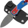 Нож CIVIVI Baby Banter Fixed gray stonewash сталь Nitro-V рукоять Red/White/Blue G10 (C23045A-1)