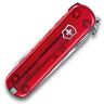 Нож-брелок Victorinox Nail Clip 580 Translucent Red 65мм (0.6463.T)