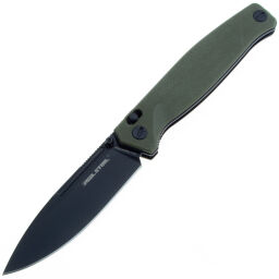 Нож Real Steel Huginn Black сталь VG-10 рукоять OD Green G10 (7652GB)