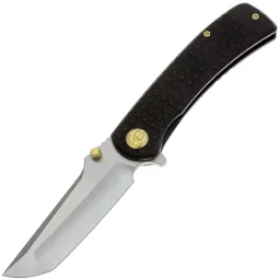 Нож KB Knives Interflow satin сталь M390 рукоять Black PVD Titanium Нож KB Knives Interflow satin сталь M390 рукоять Black PVD Titanium