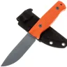 Нож HOT Knife Hoot grey сталь D2 рукоять Orange G10