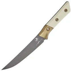 Нож кухонный Microtech 6.125" Boning Knife DLC сталь M390MK рукоять Bronze Ti/Ivory G10