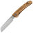 Нож Petrified Fish Scholar stonewash сталь 154CM рукоять Olive wood