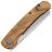 Нож Petrified Fish Scholar stonewash сталь 154CM рукоять Olive wood