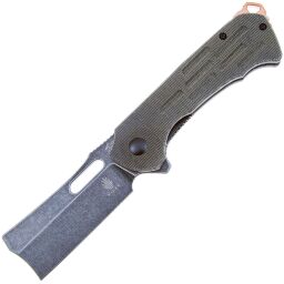 Нож Kizer Quatch Cleaver Black сталь N690 рукоять Black Micarta