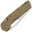 Нож Microtech MSI Ram-Lok Stonewash сталь M390MK рукоять Fluted Tan G10 (210-10FLGTTA)