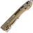 Нож Microtech MSI Ram-Lok Stonewash сталь M390MK рукоять Fluted Tan G10 (210-10FLGTTA)