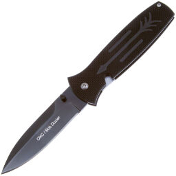 Нож Ontario Bob Dozier Arrow сталь D2 Black рукоять Black G10 (9101) (Нож Ontario Bob Dozier Arrow Folding Knife черный, сталь D2 рук. G10 (ON9101))