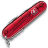 Нож многофункц. Victorinox Huntsman Translucent Red 91мм (1.3713.T)