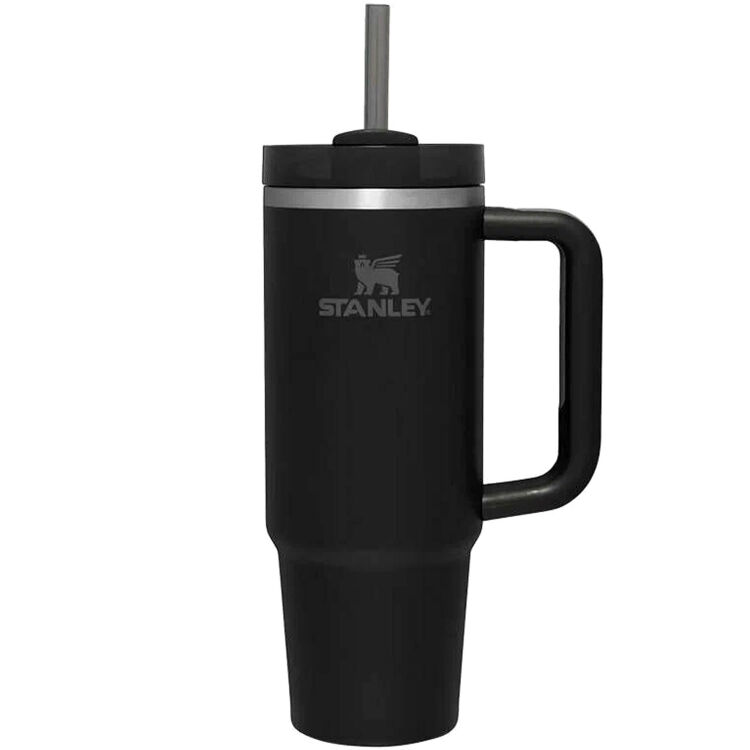 Термокружка Stanley Quencher H2.0 с трубочкой 0.88л черная (10-11912-080)