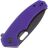 Нож Sencut Acumen Blackwash сталь 9Cr18MoV рукоять Purple G10 (SA06D)