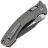 Нож Microtech Amphibian Ram-Lok PS black сталь M390MK рукоять Natural Clear Fluted Aluminum