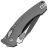 Нож Microtech Amphibian Ram-Lok PS black сталь M390MK рукоять Natural Clear Fluted Aluminum